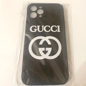 Black silicone iPhone 12 case